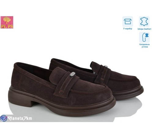 Туфлі жіночі на весну/осінь (6 пар р.36-40) коричневий  "PLPS"