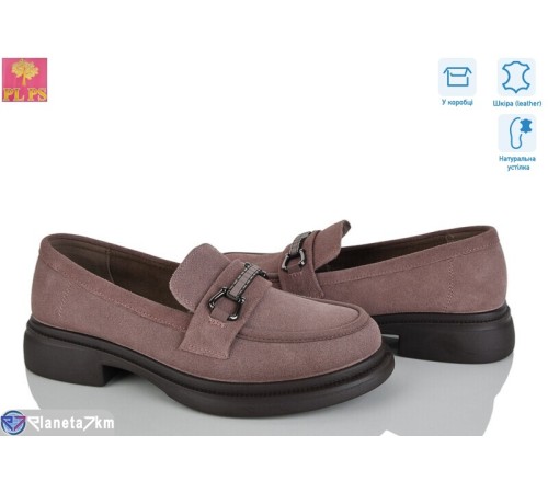 Туфлі жіночі на весну/осінь (6 пар р.36-40) коричневий  "PLPS"