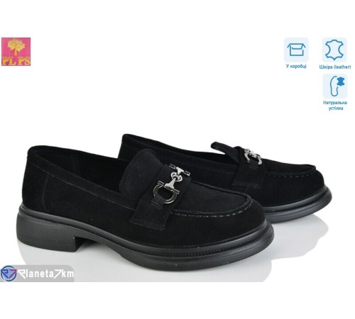 Туфлі жіночі на весну/осінь (6 пар р.36-40) чорний  "PLPS"