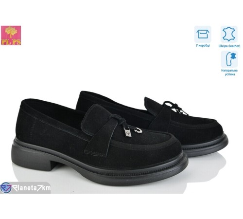 Туфлі жіночі на весну/осінь (6 пар р.36-40) чорний  "PLPS"