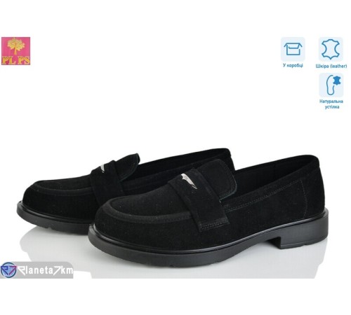 Туфлі жіночі на весну/осінь (6 пар р.36-40) чорний  "PLPS"