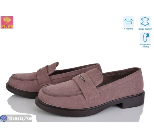 Туфлі жіночі на весну/осінь (6 пар р.36-40) коричневий  "PLPS"