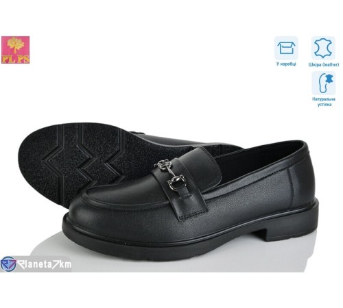 Туфлі жіночі на весну/осінь (6 пар р.36-40) чорний  "PLPS"