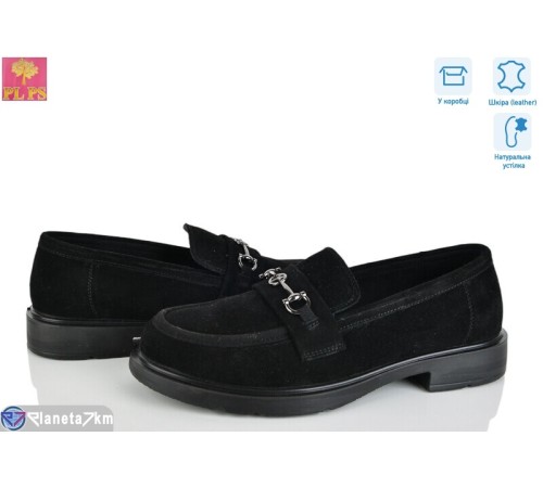 Туфлі жіночі на весну/осінь (6 пар р.36-40) чорний  "PLPS"