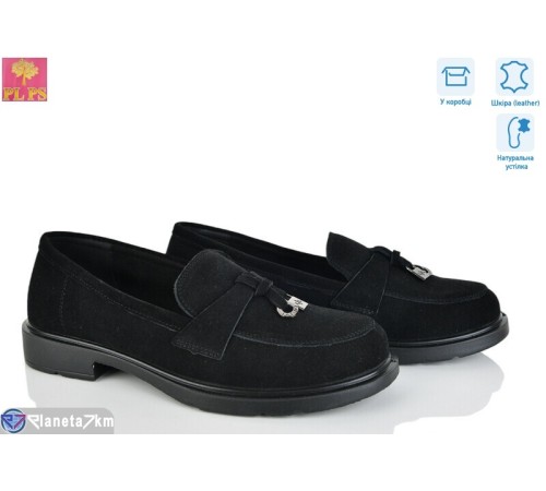 Туфлі жіночі на весну/осінь (6 пар р.36-40) чорний  "PLPS"