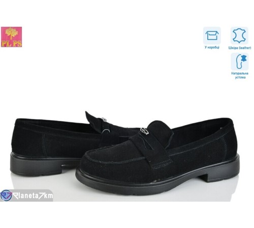 Туфлі жіночі на весну/осінь (6 пар р.36-40) чорний  "PLPS"