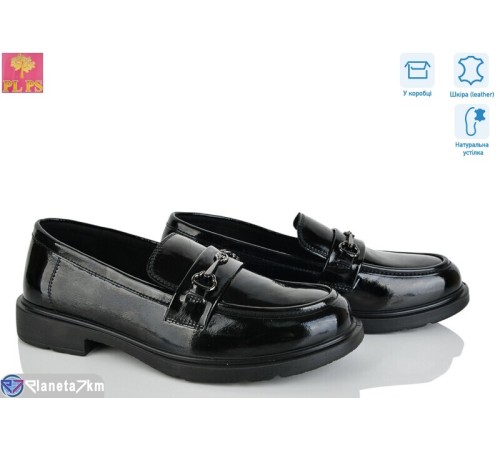 Туфлі жіночі на весну/осінь (6 пар р.36-40) чорний  "PLPS"
