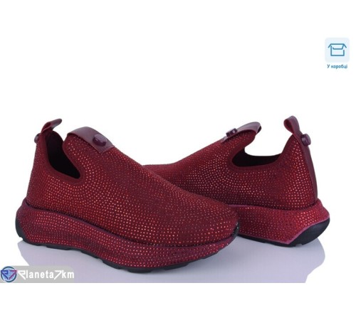 Кросівки жіночі на весну/осінь (8 пар р.36-40) червоний  "LISA"