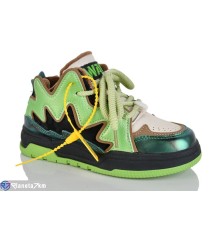 Черевики дитячі на весну/осінь (12 пар р.32-37) зелений  "HIGULA"