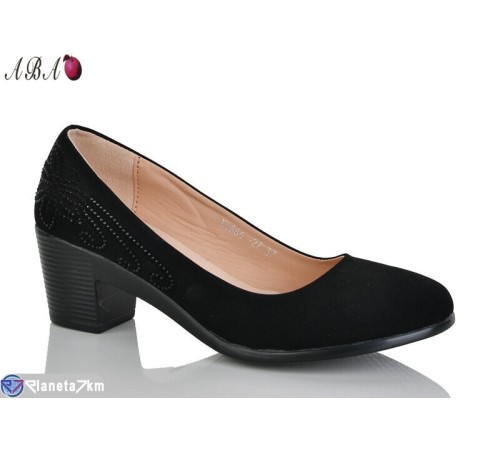 Туфлі жіночі на весну/осінь (6 пар р.37-42) чорний  "Aba"