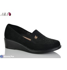 Туфлі жіночі на весну/осінь (6 пар р.37-42) чорний  "Aba"