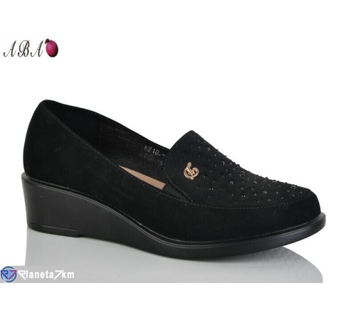 Туфлі жіночі на весну/осінь (6 пар р.37-42) чорний  "Aba"