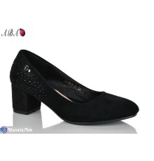 Туфлі жіночі на весну/осінь (6 пар р.36-41) чорний  "Aba"