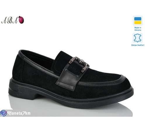Туфлі жіночі на весну/осінь (6 пар р.36-41) чорний  "Aba"