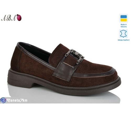Туфлі жіночі на весну/осінь (6 пар р.36-41) коричневий  "Aba"