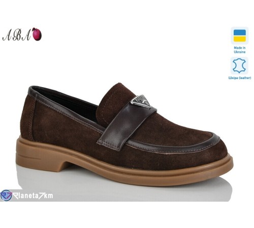 Туфлі жіночі на весну/осінь (6 пар р.36-41) коричневий  "Aba"