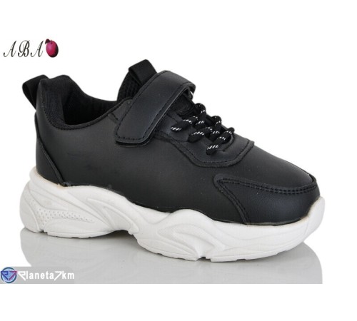 Дитячі кросівки на весну/осінь (6 пар р.26-31) чорний  "Aba"