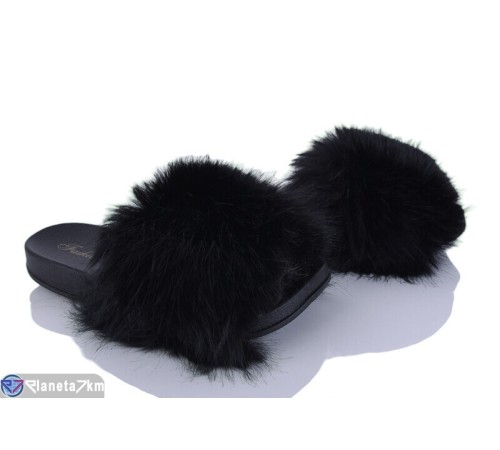 Тапки жіночі на літо (12 пар р.36-41) чорний  "Melinda"