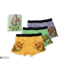 Труси чоловічі на весну/осінь (24 шт. р.сетка L-3XL) мікс  "VERONIKA"