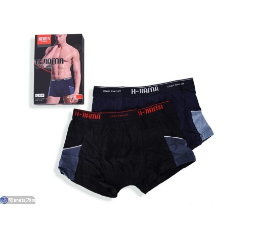 Труси чоловічі на весну/осінь (24 шт. р.сетка L-3XL) мікс  "VERONIKA"