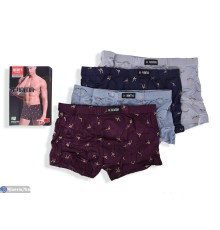 Труси чоловічі на весну/осінь (24 шт. р.сетка L-3XL) мікс  "VERONIKA"