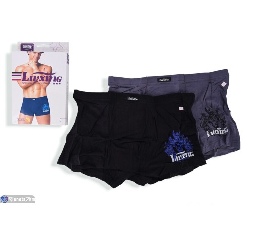 Труси чоловічі на весну/осінь (24 шт. р.сетка L-3XL) мікс  "VERONIKA"
