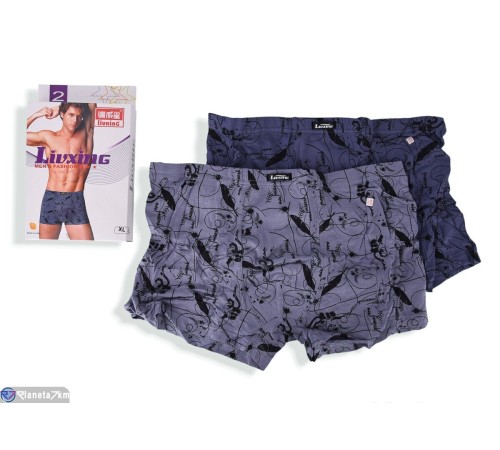 Труси чоловічі на весну/осінь (24 шт. р.сетка L-3XL) мікс  "VERONIKA"