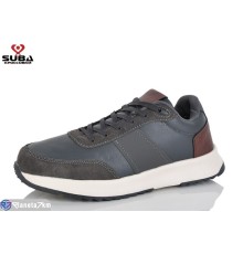 Кросівки чоловічі на весну/осінь (8 пар р.41-46) сірий  "SUBA"