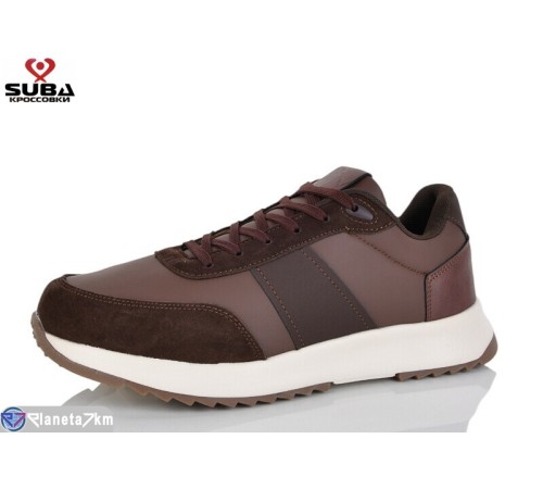 Кросівки чоловічі на весну/осінь (8 пар р.41-46) коричневий  "SUBA"