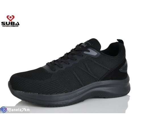 Кросівки чоловічі на весну/осінь (8 пар р.41-46) чорний  "SUBA"