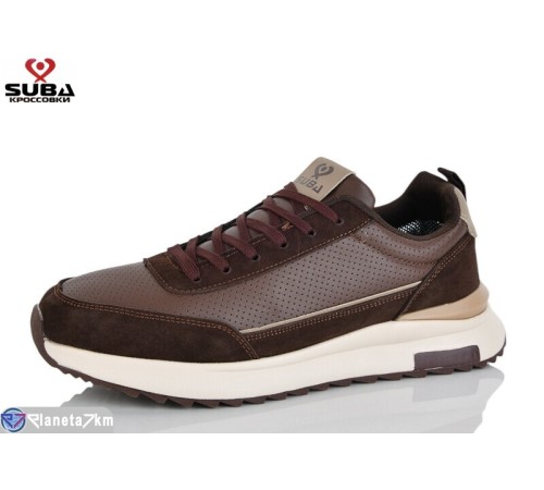 Кросівки чоловічі на весну/осінь (8 пар р.41-46) коричневий  "SUBA"