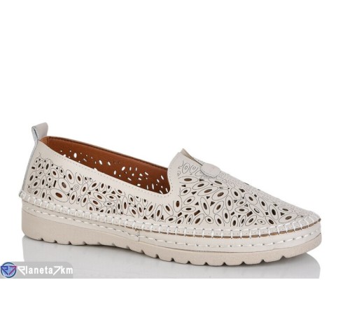 Туфлі жіночі на літо (8 пар р.37-42) бежевий  "ZORINA"