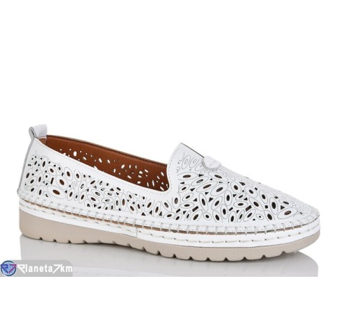 Туфлі жіночі на літо (8 пар р.37-42) білий  "ZORINA"