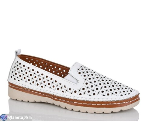 Туфлі жіночі на літо (8 пар р.37-42) білий  "ZORINA"