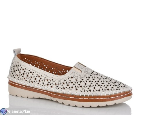 Туфлі жіночі на літо (8 пар р.37-42) бежевий  "ZORINA"