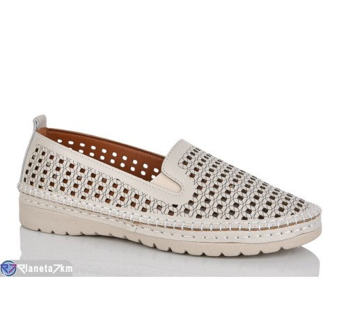 Туфлі жіночі на літо (8 пар р.37-42) бежевий  "ZORINA"