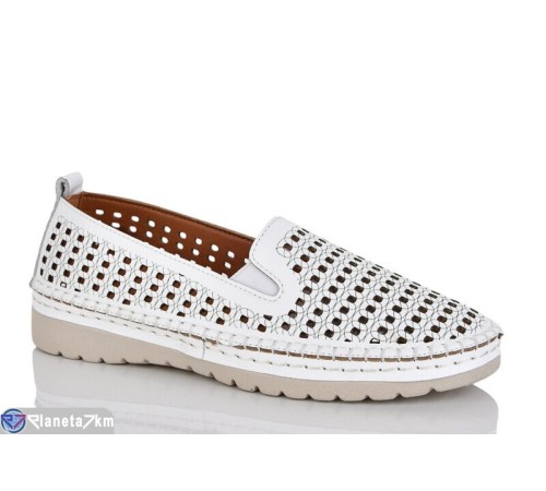 Туфлі жіночі на літо (8 пар р.37-42) білий  "ZORINA"