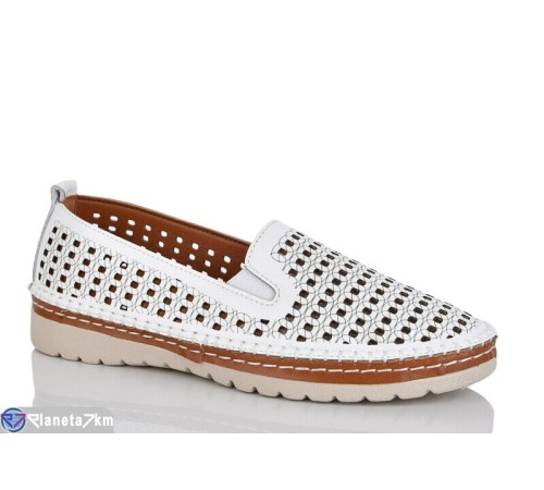 Туфлі жіночі на літо (8 пар р.37-42) білий  "ZORINA"