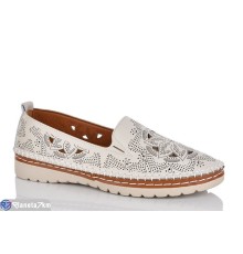 Туфлі жіночі на літо (8 пар р.37-42) бежевий  "ZORINA"