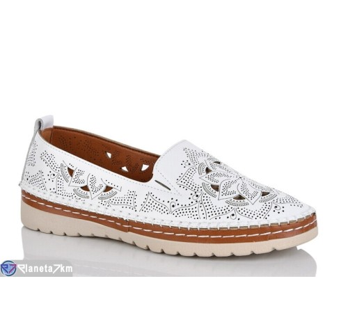 Туфлі жіночі на літо (8 пар р.37-42) білий  "ZORINA"
