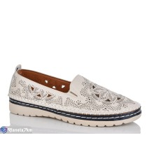 Туфлі жіночі на літо (8 пар р.37-42) бежевий  "ZORINA"