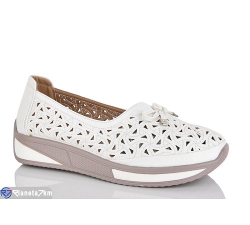 Туфлі жіночі на літо (8 пар р.36-41) білий  "ZORINA"