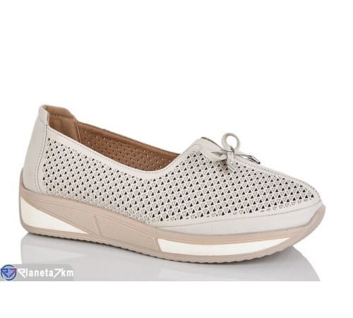 Туфлі жіночі на літо (8 пар р.36-41) бежевий  "ZORINA"