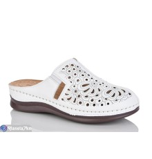 Шлепки жіночі на літо (8 пар р.37-42) білий  "ZORINA"