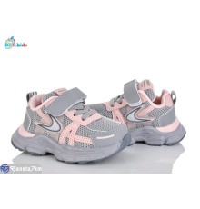 Дитячі кросівки на весну/осінь (8 пар р.21-26) сірий  "BBT"