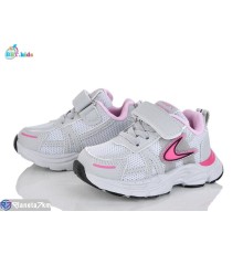 Дитячі кросівки на весну/осінь (8 пар р.21-26) сірий  "BBT"