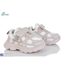 Дитячі кросівки на весну/осінь (8 пар р.21-26) бежевий  "BBT"