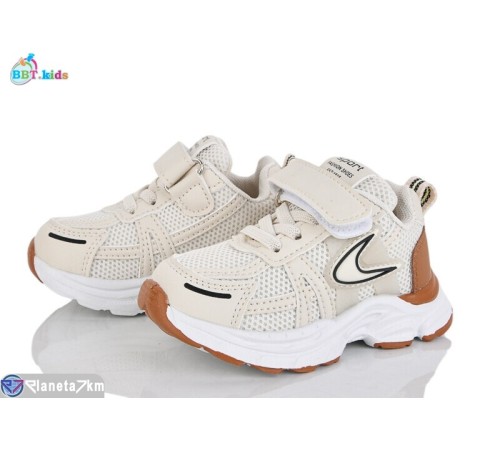 Дитячі кросівки на весну/осінь (8 пар р.21-26) бежевий  "BBT"