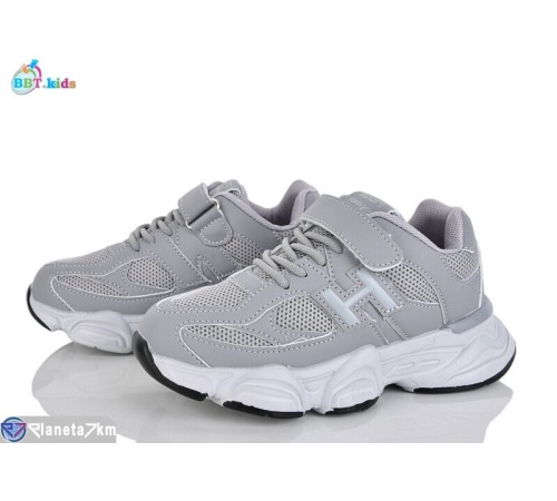 Дитячі кросівки на весну/осінь (8 пар р.32-37) сірий  "BBT"