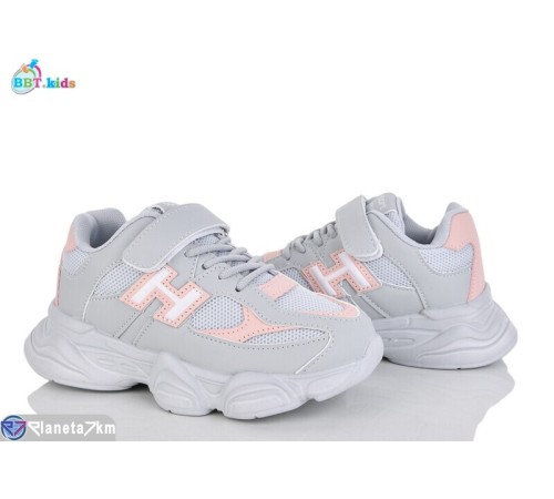 Дитячі кросівки на весну/осінь (8 пар р.32-37) сірий  "BBT"